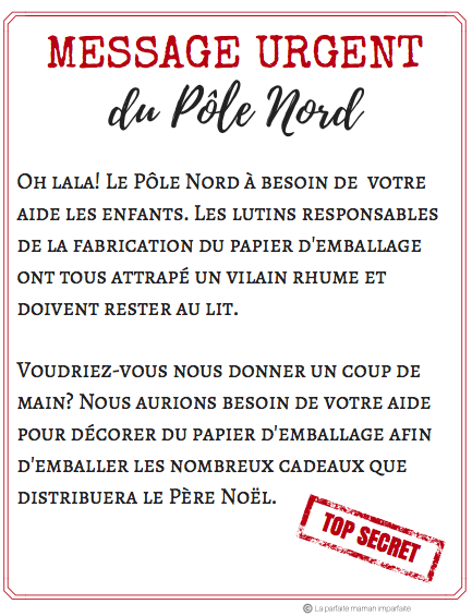 Message urgent du Pôle Nord!!!!