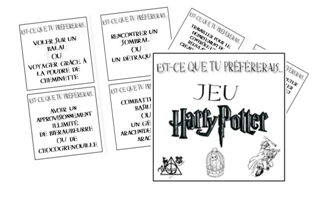 Potter Frenchy Party - Une fête chez les sorciers: Activité : le