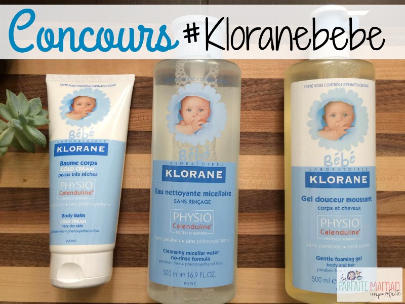 Calendula Bébé : soins Klorane pour la peau des enfants